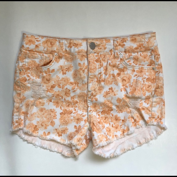 sapphire ink Pants - Sapphire Ink Destroyed Jean Short Shorts Size 9